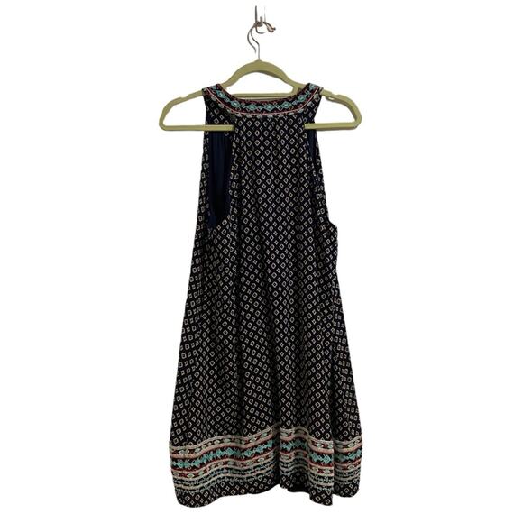 THML Navy Embroidered Faye Sleeveless Racerback  Mini Shift Dress Sz XXL - Picture 10 of 12